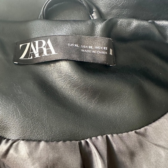 Zara oversized faux leather jacket - Picture 7 of 7